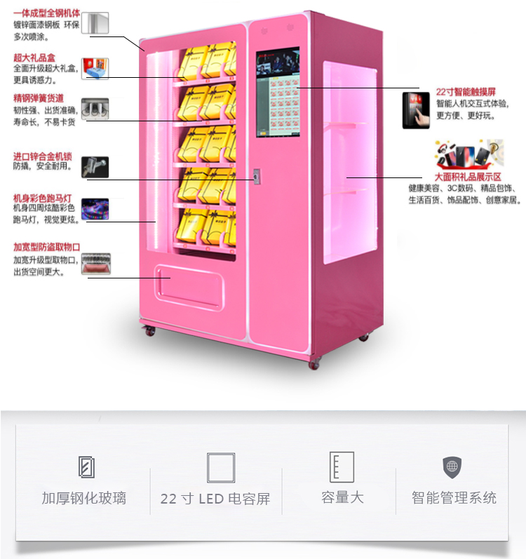 優(yōu)趣生活福袋販賣機(jī) 自動(dòng)售賣福袋機(jī) 抖音同款 帶櫥窗(圖4)